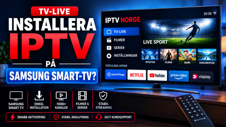IPTV på en Samsung Smart TV